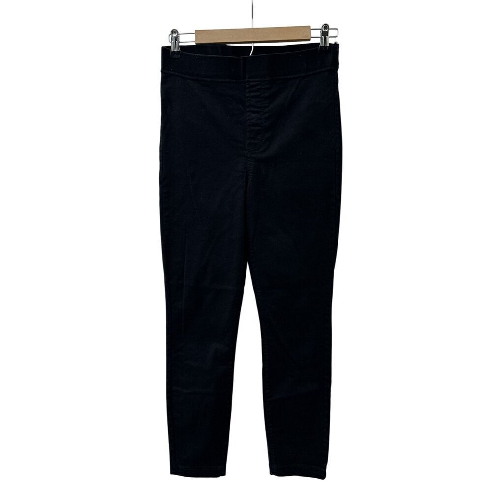 Buffalo David Bitton High-Rise Skinny Black Jeans Stretch Elastic Pull On Size S
